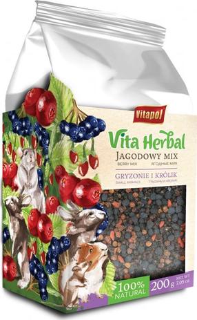 Näriliste maiuspala Vitapol Vita Herbal, küülikutele/merisigadele/närilistele, 0.2 kg
