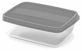 Pārtikas kastes komplekts Curver Vedo 0803518Q58, 1.75 l, 22 cm x 16 cm, pelēka krās., 2 gab.