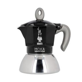 Moka kavinukas Bialetti AGDBLTZAP0005, 0.15 l, juoda sp./nerūdijančiojo plieno sp.