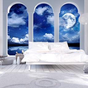 Fototapete Artgeist Night in Greece NEW010971, 245 cm x 350 cm