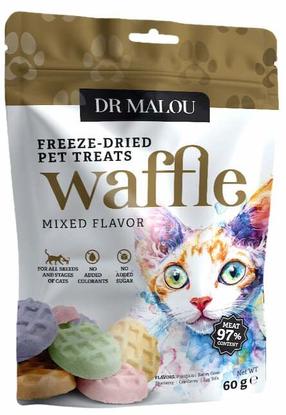 Skanėstas katėms Dr Malou Waffle Mixed Flavor, vištiena, 0.060 kg