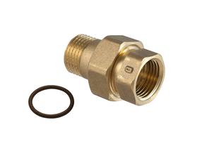 Jungtis TDM Brass 230R, 1 1/4 colio - išorinis sriegis / 1 1/4 colio - vidinis sriegis, 1 1/4"