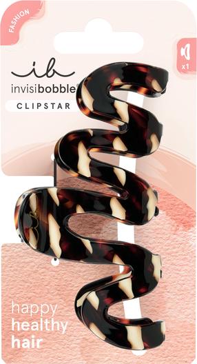 Matu sprādzes Invisibobble Clipstar Cacao Cream L, brūna krās.