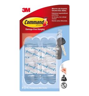 Крючок 3M Command T17006CC, прозрачный цв., 6 шт.