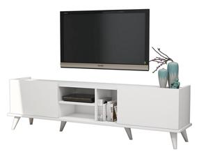 TV galds Kalune Design Elegante 1320, balta krās., 180 cm x 34 cm x 52 cm