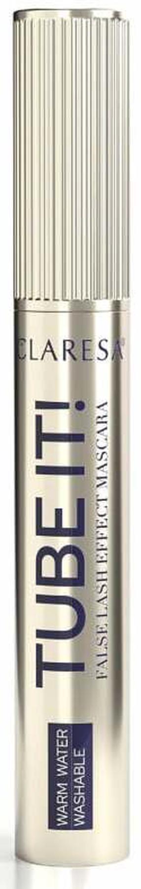 Skropstu tuša Claresa Tube It False Lash Effect, 8 g, melna krās.