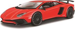 Rotaļlieta automašīna Bburago Lamborghini Aventador 299842, sarkana krās.