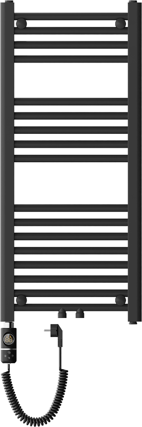 Elektriskais dvieļu žāvētāja stienis Mexen Mars W110-0900-400-2300-70, melna krās., 40 cm x 90 cm, 300 W