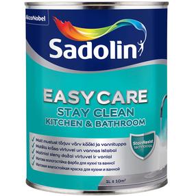 Värv Sadolin Easycare Kitchen & Bathroom, emulsiooni-, matt, 0.93 l