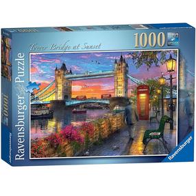 Пазл Ravensburger Tower Bridge At Sunset, 50 см x 70 см, 1000 шт., многоцветный