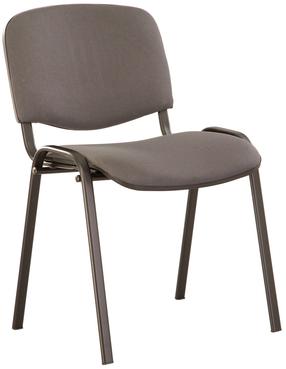 Apmeklētāju krēsls Iso Black (Senc) C38, pelēka krās.