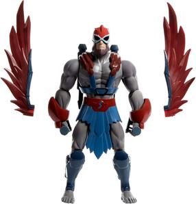 Mängukujuke Mattel Masters Of The Universe Cartoon Stratos JHJ92, 14 cm, sinine v./punane v./hall v.