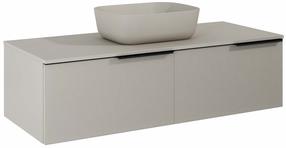 Vannas istabas skapis zem izlietnes Elita Soho Slim, bēša krās., 45.3 cm x 120 cm x 31.8 cm