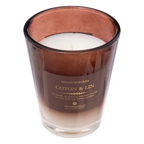 Svece, aromātiskā Atmosphera Alma Cotton, 38 h, 270 g, brūna krās.