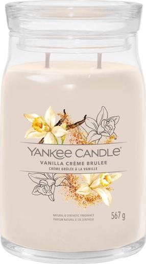 Свеча, ароматическая Yankee Candle Signature Vanilla Creme Brulee, 60 - 90 час, 567 г, коричневый цв.