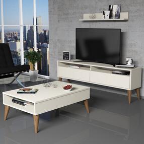 Elutoa mööblikomplekt Kalune Design Best, sise, kreemjasvalge