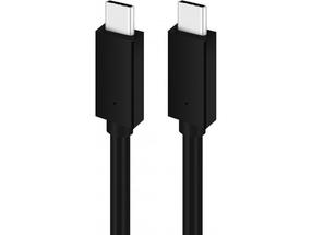 Kabelis Platinet PUCC5A1B USB Type-C, USB Type C, 1 m, juoda sp.