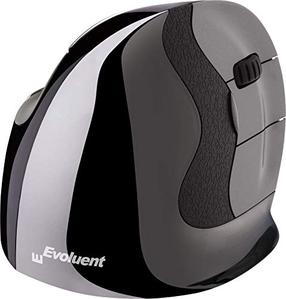 Беспроводная компьютерная мышь Evoluent VerticalMouse D, usb type-a, серебристый цв./черный цв.