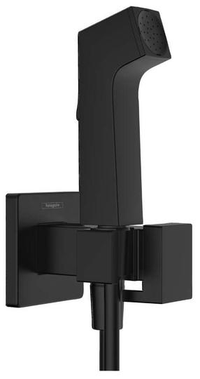 Душевой набор для биде Hansgrohe 1jet E EcoSmart, черный цв.