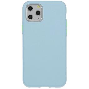 Telefono dėklas Mocco Soft Cream Silicone Back Case, žydra sp., Apple