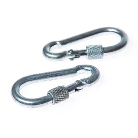 Karabīne Haushalt ZP, 2DD, cinkots, metāls, 7 cm, Ø 0.7 cm, 2 gab.