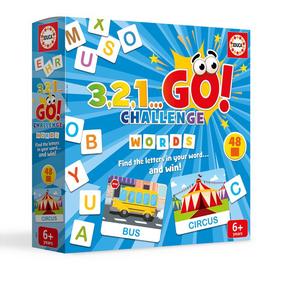Настольная игра Educa 3, 2, 1 Go! Challenge Words 11ED19475, EN