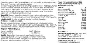 Mineralizuotas vanduo pinigų medžiui Baltic Agro, skystos, 1 l