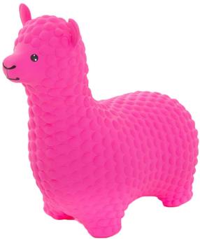 Lēkāšanas rotaļlieta, lama Gerardo's Toys, rozā krās.