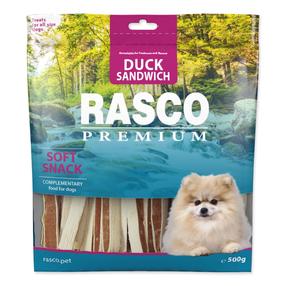 Skanėstas šunims Rasco Premium Sandwiches, antiena, 0.5 kg
