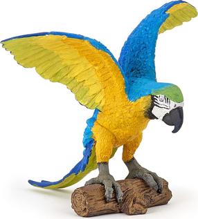 Фигурка-игрушка Papo Ara Parrot 427563, многоцветный