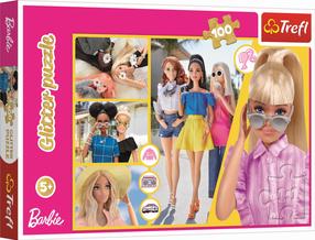 Пазл Trefl Barbie 14830, 27.8 см x 41 см, 100 шт., многоцветный