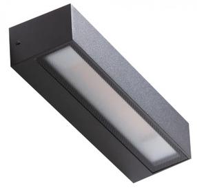 Sieninis lauko šviestuvas AZzardo Cosel, 8W, LED, IP54, tamsiai pilka sp., 7 cm x 4.7 cm