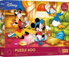 Pusle Trefl Disney Mickey Mouse & Friends 37601, 40 cm x 60 cm, 600 tk, mitmevärviline