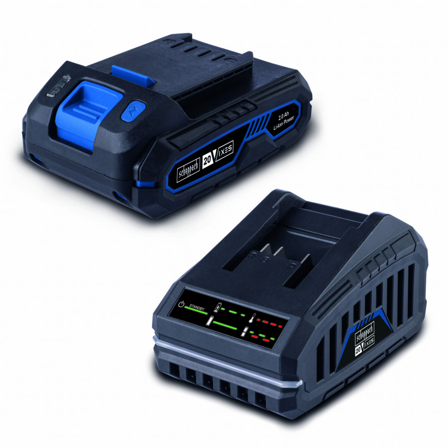 Stardikomplekt Scheppach SBSK2.0, 20 V, 2.4 A