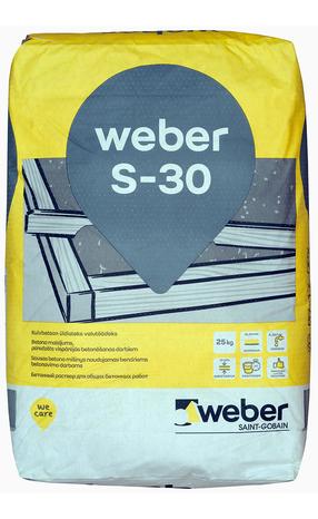 Betons Saint-Gobain Weber ātri cietējošs S30, izlīdzinošs, 25 kg