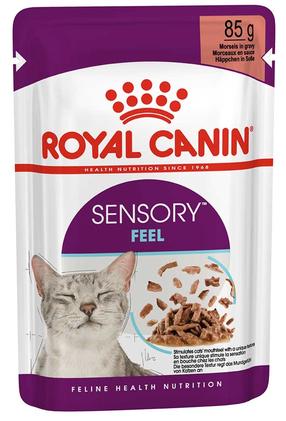 Šlapias kačių maistas Royal Canin Sensory Feel Chunks in Sauce, 0.085 kg