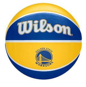 Basketbola bumba Wilson NBA Team Golden State Warriors, 7 izmērs, zila krās./dzeltena krās.