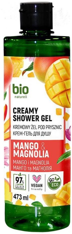 Ķermeņa mazgāšanās želeja Bio Naturell Mango & Magnolia, 473 ml
