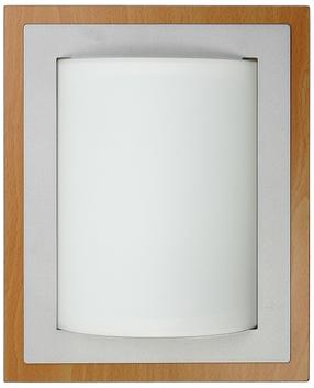 Lampa plafons Candellux Lighting Mera, E27, 1 x 60 W, balta krās. / pelēka krās.