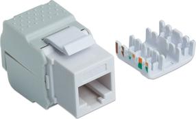 Ühendus Intellinet UTP Self-locking Keystone Cat6 167062, valge v./must v.