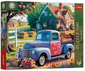 Пазл Trefl Tea Time Nostalgic Farm Truck 37612, 34 см x 48 см, 500 шт., многоцветный