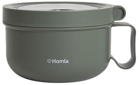 Pārtikas trauks, ar galda piederumiem Homla Poppie 244897, 0.85 l, zaļa krās.