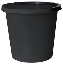 Kibiras Plast Team, 10 l, juoda sp.