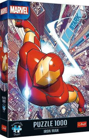 Пазл Trefl Premium Plus Iron Man, 68.3 см x 48 см, 1000 шт., многоцветный