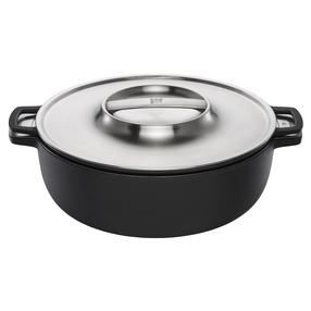 Kastrul Fiskars Norden, Ø30 cm, 5 l, must v.