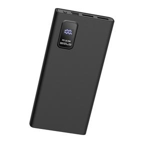 Nešiojamas įkroviklis (Power bank) Platinet PD QC LED, 10000 mAh, juoda sp.