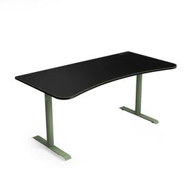 Стол для компьютерных игр регулируемая высота Arozzi Arena ARENA-FST, 160 см x 82 см, 71 - 81 см, черный цв./зеленый цв.