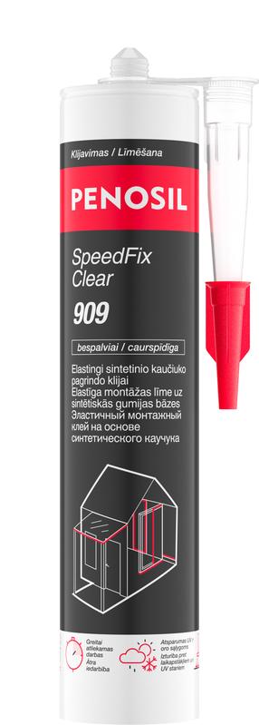 Līme universālā līme Penosil SpeedFix Clear 909, 0.29 l, caurspīdīga krās.