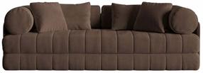 Sofa-lova Cosmopolitan Design Kemi Salvador 4, šokolado sp., 95 x 206 cm x 70 cm