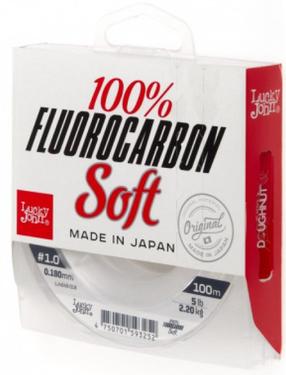 Valas Lucky John Fluorocarbon Soft, 10000 cm, 0.02 cm, skaidri sp.